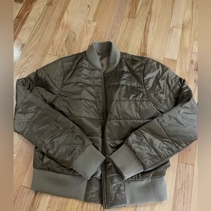 Lululemon Bomber Jacket, Brown-tan color, Size 10